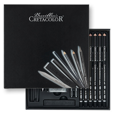 Zestaw szkicowy Black Box Cretacolor, 20 elem.