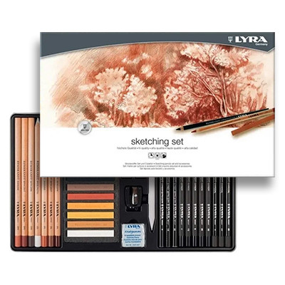 Zestaw rysunkowy Sketching Set Lyra, 35 szt.