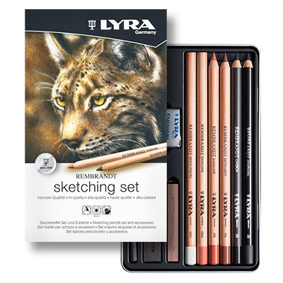 Zestaw Rembrandt Sketching Set Lyra, 11 elem.