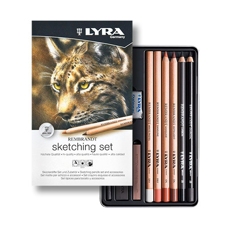 Zestaw Rembrandt Sketching Set Lyra, 11 elem.