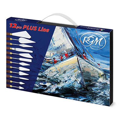 Zestaw szpachelek malarskich RGM, 12 elementów