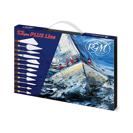 Zestaw szpachelek malarskich RGM, 12 elementów