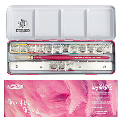 Pretty Pink akwarele Horadam Schmincke 12 + 3 kol.