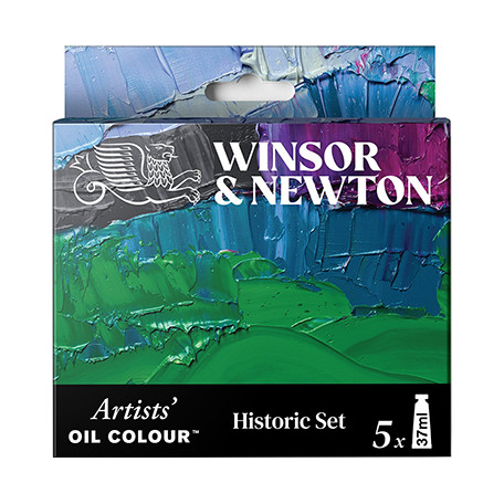 Historic Set, zestaw farb olejnych Artists' W&N, 5 x 37 ml