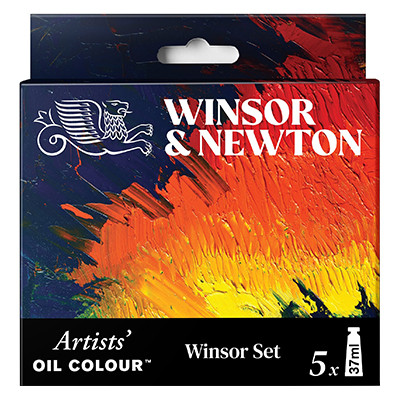 Winsor Set, zestaw farb olejnych Artists' W&N, 5 x 37 ml