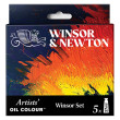 Winsor Set, zestaw farb olejnych Artists' W&N, 5 x 37 ml