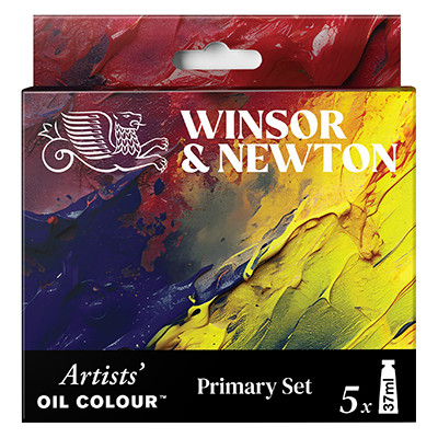 Primary Set, zestaw farb olejnych Artists' W&N, 5 x 37 ml