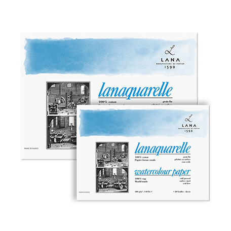 Blok do akwareli Lanaquarelle CP, 300g/m², 20 ark. 18 x 26 cm