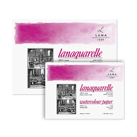 Blok do akwareli Lanaquarelle R, 300g/m², 20 ark. 46 x 61 cm