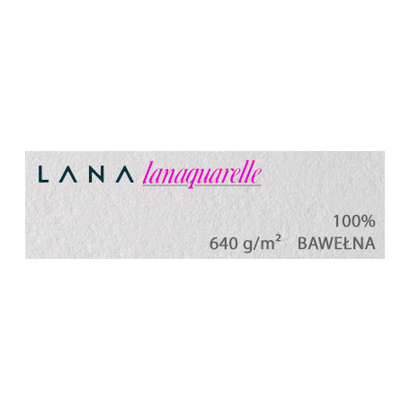 Blok do akwareli Lanaquarelle R, 640g/m², 20 ark. 18 x 26 cm