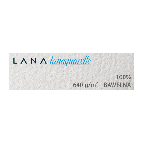 Papier do akwareli Lanaquarelle CP, 640g/m² 56 x 76 cm, 10 ark.