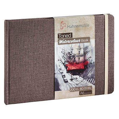 Toned Watercolur Book Hahnemühle, twarda oprawa, A5