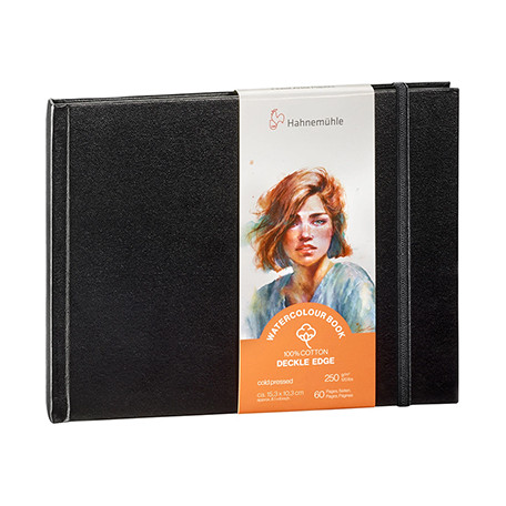 Watercolour Book Deckle Edge Hahnemuhle 15.3 x 10.3 cm