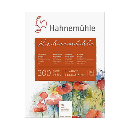 Blok akwarelowy Hahnemuhle Rough 30 x 40 cm, 200 g/m2