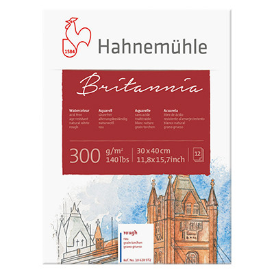 Blok akwarelowy Britannia Hahnemuhle R, 30 x 40 cm, 300 g/m2