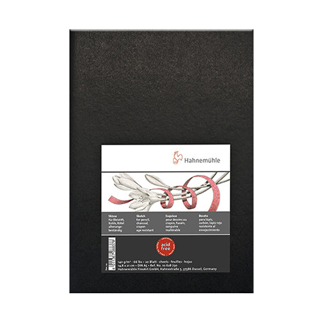 Szkicownik Sketch Booklet Black Hahnemuhle A4, 140 g/m²