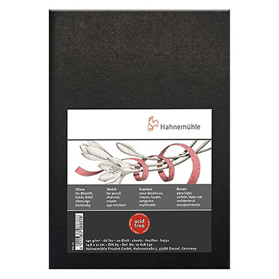 Szkicownik Sketch Booklet Black Hahnemuhle A5, 140 g/m²