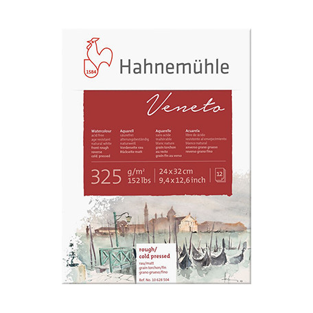 Blok akwarelowy Veneto Hahnemuhle 24 x 32 cm, 325 g/m²