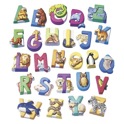Alfabet zwierzęta – foremka do odlewu