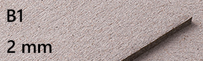 Tektura introligatorska szara 2 mm B1, 10 arkuszy