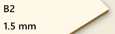 Tektura piwna / beermata 1.5 mm B2, 10 arkuszy