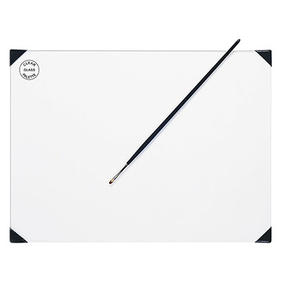 Paleta malarska szklana POSH, transparentna 30 x 40 cm