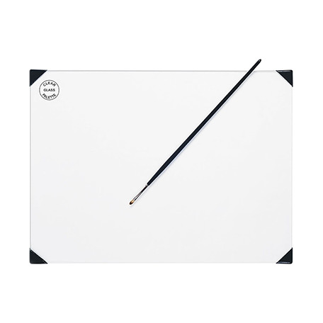 Paleta malarska szklana POSH, transparentna 30 x 40 cm