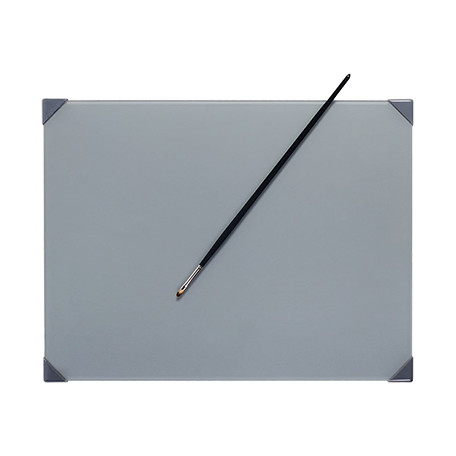 Paleta malarska szklana POSH, szara, 40 x 50 cm