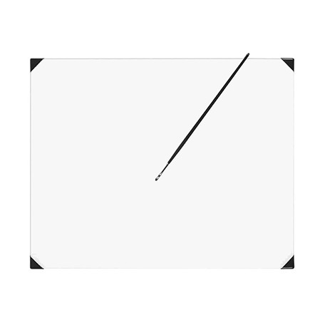 Paleta malarska szklana POSH, biała, 40 x 50 cm