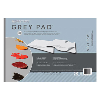 Grey Pad -paleta malarska papierowa