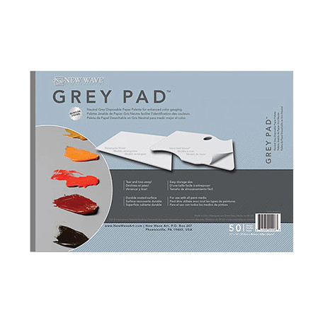 Grey Pad -paleta malarska papierowa