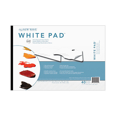 White Pad, paleta malarska papierowa 40 ark.