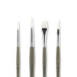 Perla, zestaw pędzli syntetycznych Escoda, 4 sztuki