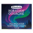 Northern Lights, Gouache Horadam Schmincke, 5 x 5 ml
