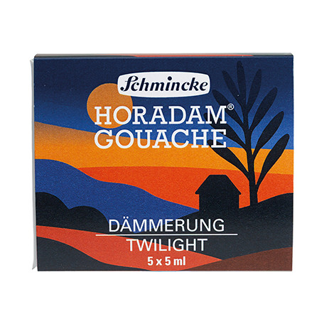 Twilight, Gouache Horadam Schmincke, 5 x 5 ml