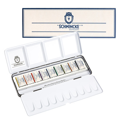 Architecture – akwarele w kostkach Horadam Schmincke, 9 kol.