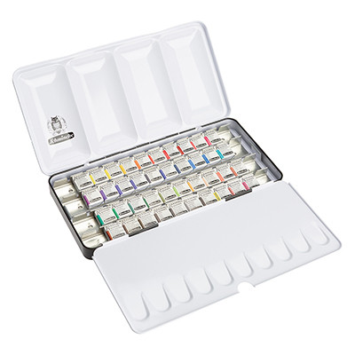 Farby akwarelowe Akademie Schmincke, 40 półkostek