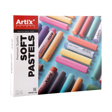 Pastele suche w pałeczkach Artix, 24 kolory