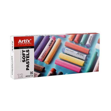 Zestaw suchych pasteli Artix, 24 kolory