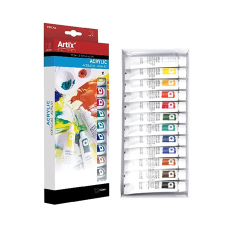 Farby akrylowe Artix, 12 x 12 ml
