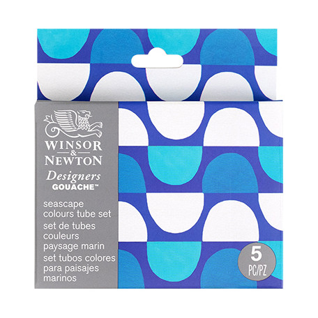 Brilliant, zestaw farb Designers Gouache W&N, 5 x 14 ml