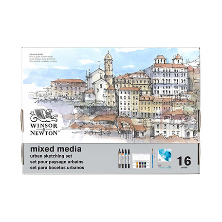 Zestaw artystyczny Urban Sketching Mixed Media W&N, 16 elem.