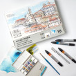 Zestaw artystyczny Urban Sketching Mixed Media W&N, 16 elem.