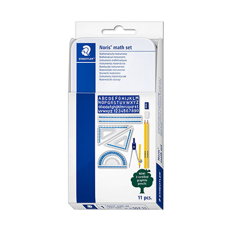 Zestaw akcesoriów do geometrii, Staedtler, 11 elementów