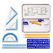 Zestaw akcesoriów do geometrii, Staedtler, 11 elementów