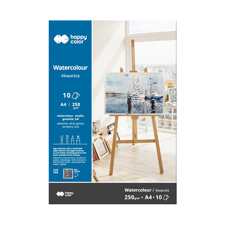Blok do akwareli Happy color