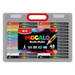Markery akrylowe pędzelkowe Mocalo M&G 48 kolorów