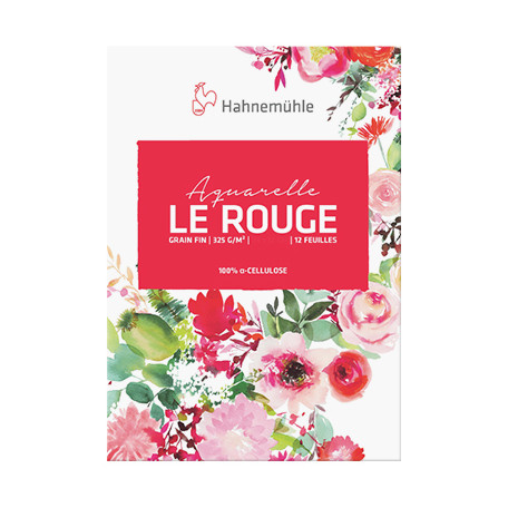 Blok do akwareli Le Rouge CP Hahnemuhle, 12 ark. 17 x 24 cm