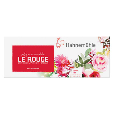 Blok do akwareli Le Rouge CP Hahnemuhle, 12 ark. 20 x 50 cm