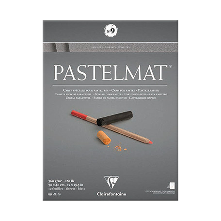Pastelmat Dark Grey, blok do pasteli 30/40 cm